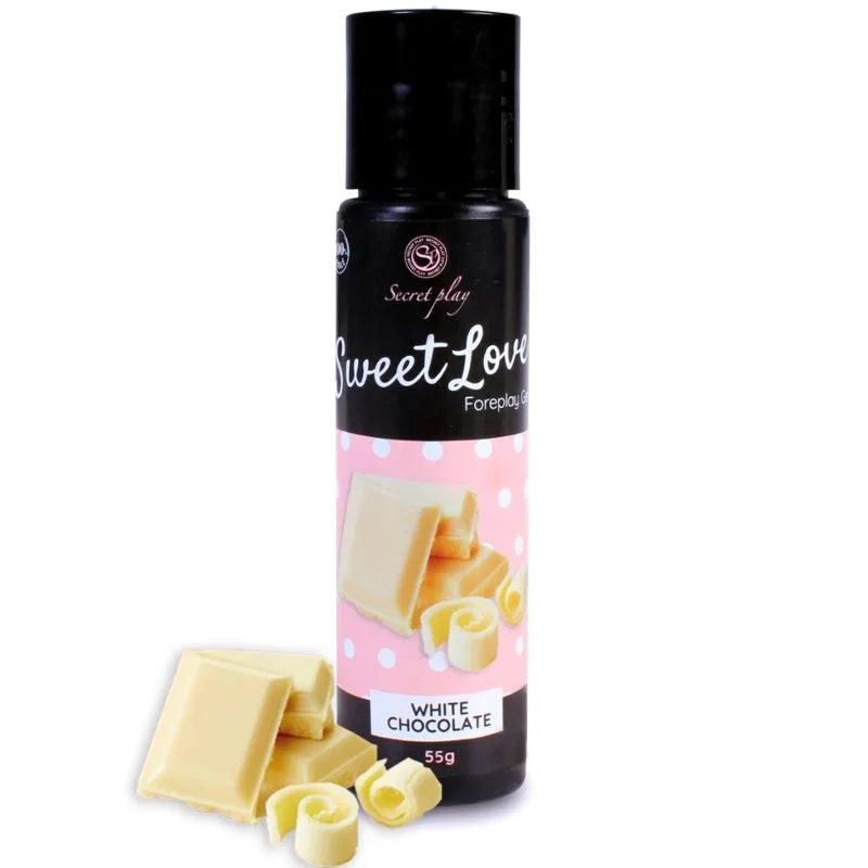 Secretplay Sweet Love Ätbart Smaksatt Glidmedel – Vit Choklad 60ml
