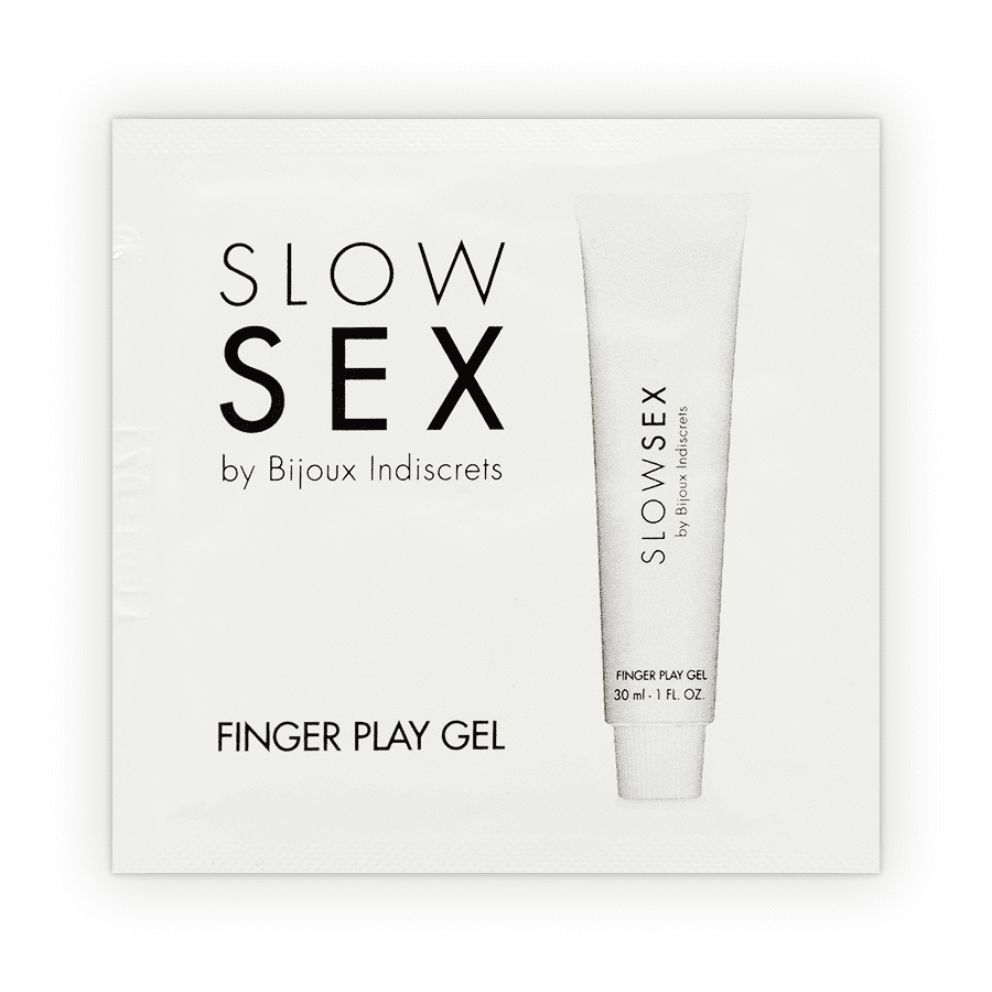 BIJOUX – SLOW SEX MASSAGE GEL WITH FINGER PLAY SINGLE DOSE - Sexleksaker.se